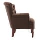 preview thumbnail 21 of 28, Corvus Sidmouth Tufted Fabric Oversized Club Chair
