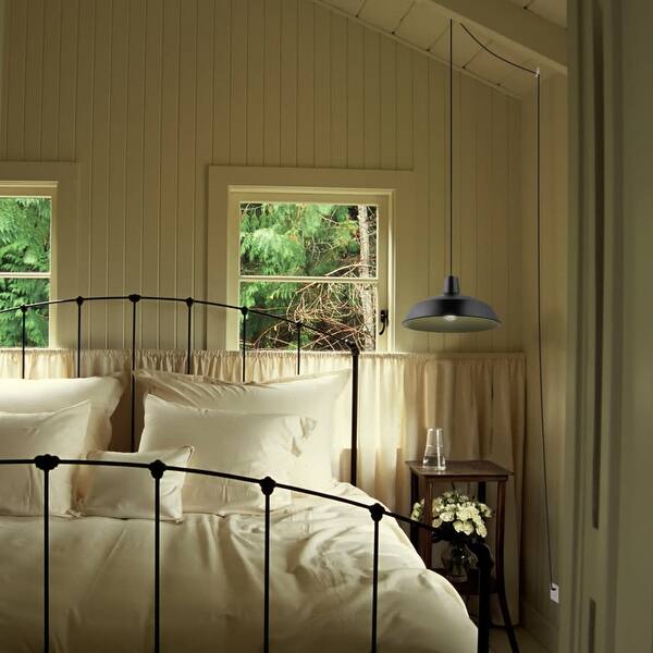 Shop Globe Electric 65151 Barn Light 1 Light Plug In Pendant With