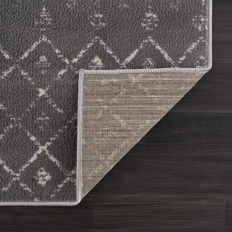 Tigris Tanu Moroccan Trellis Farmhouse Boho Area Rug