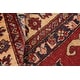 preview thumbnail 8 of 6, Caucasian Super Kazak Raiden Red/Beige Hand Knotted Wool Rug - 7'8'' x 11'2''