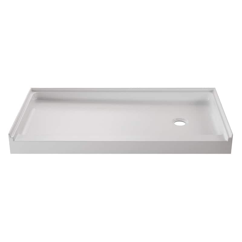Kingston Brass Bonaire 60" x 32" Rectangular Shower Base with Single