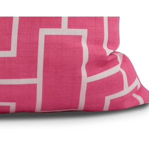 20 x 20 inch Screen Lattice Geometric Print Pillow