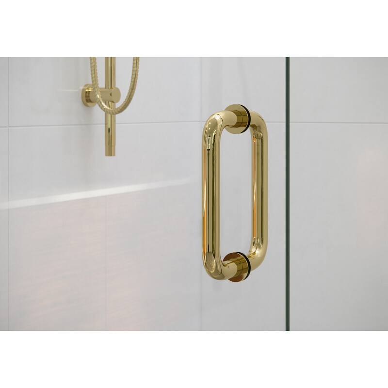 Glass Warehouse 78" x 36.75" Frameless Shower Door - Glass Hinge
