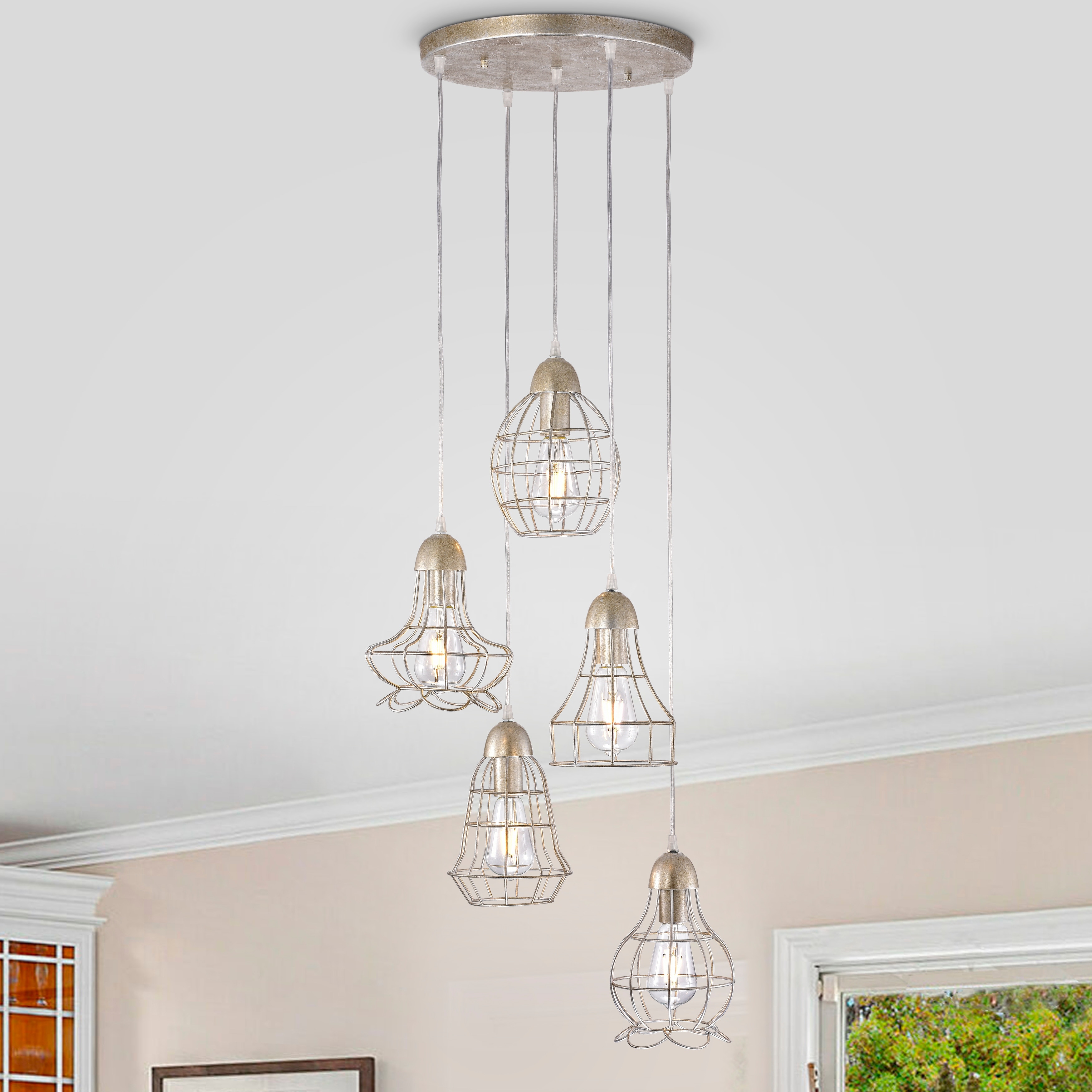 Aspen 5 Light Cluster Pendant