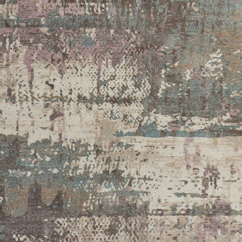 HomeRoots Abstract Industrial Rectangle Area Rug