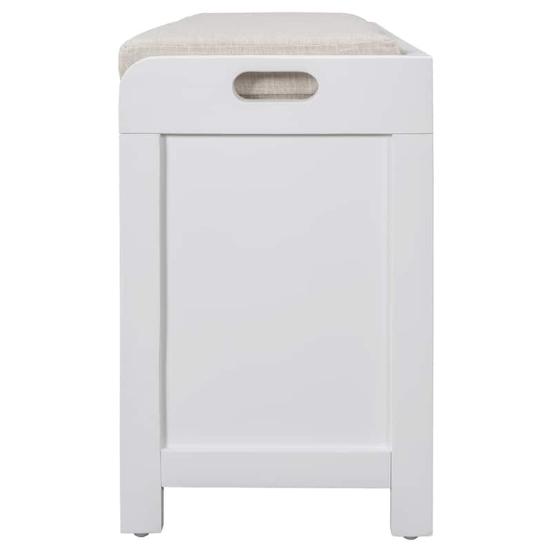 Storage Bench with Removable Basket and 2 Drawers