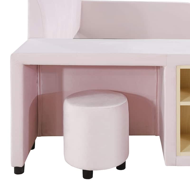Queen Size Upholstered Grounded Bed