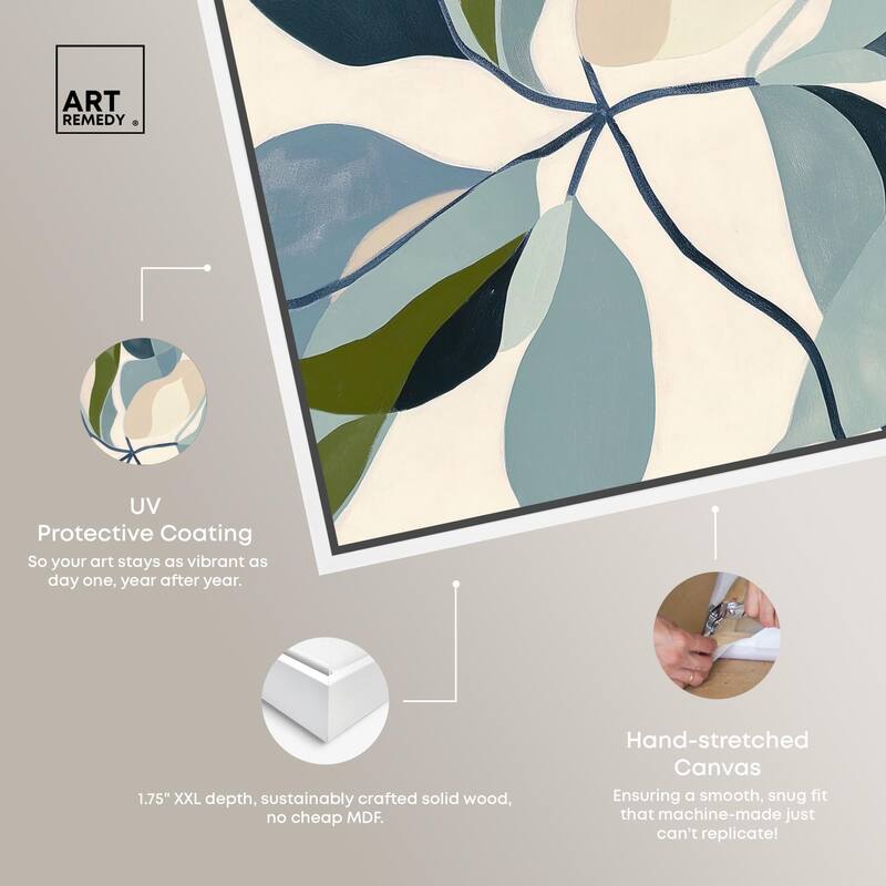 Woven Botanicals II Canvas by Art Remedy