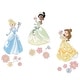 preview thumbnail 1 of 1, Lambs & Ivy Disney Princesses Wall Decals/Stickers - Belle/Tiana/Cinderella