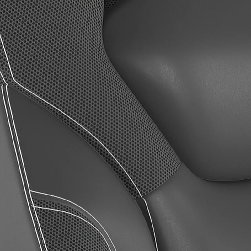 Office Gaming Chair with Skater Wheels & Flip Up Arms - LeatherSoft