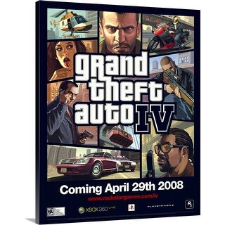 Grand Theft Auto 4 Poster GTA 4 Poster Video Game Poster 