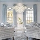 preview thumbnail 23 of 29, 13/ 19-Light Modern Glam Large Sputnik Cluster Glass Globe Bubble Chandelier with Swirled Glass Bubble Globe (Bulb Not Included)