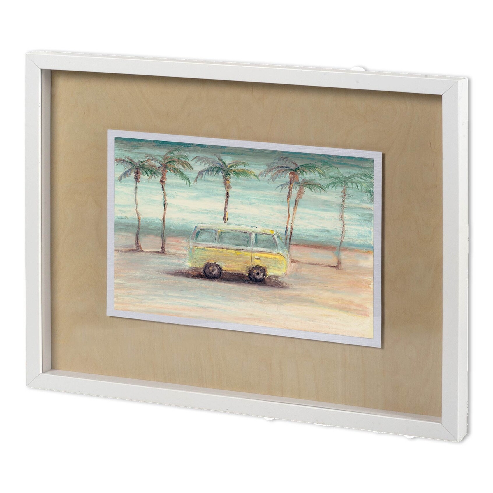 Summer Day I by Mercana Studio a Hand Embellished Textured Framed Art Print Matted under Glass