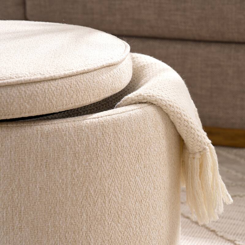 Ottoman, multifunctional combination set table Ottoman, combination of Ottoman and table, with drum stool, with storage space