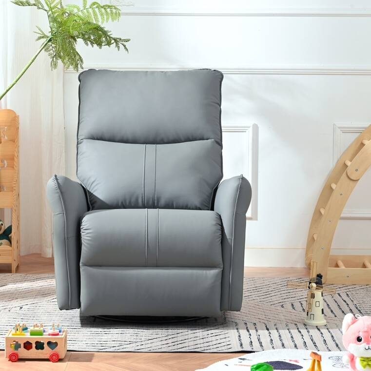 Power Swivel Rocker Recliner Chair for Adults, 270 Swivel Rocking Recliner Chair, Single Sofa Recliner for Living Room