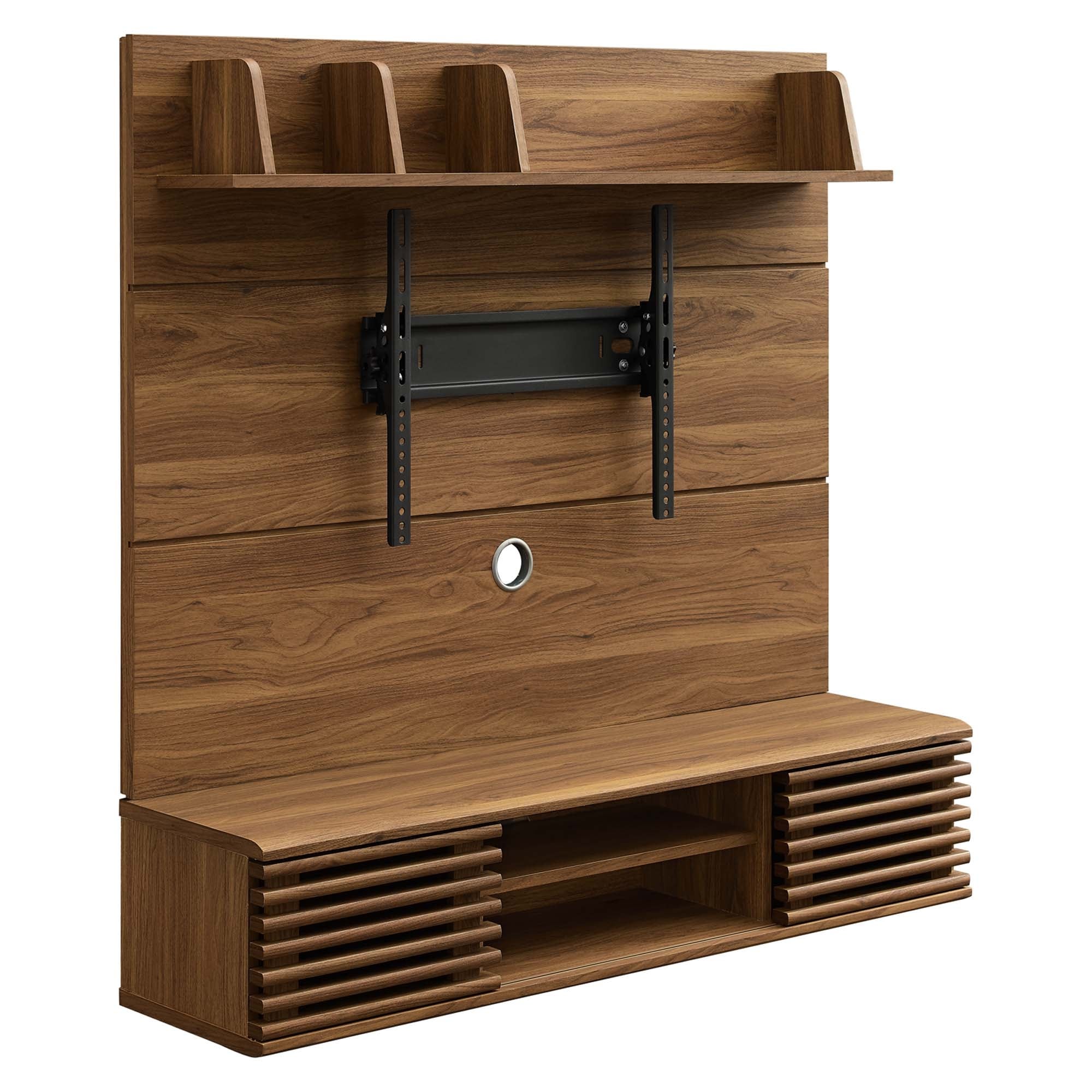 Render Wall Mounted Tv Stand Entertainment Center Overstock 31910308