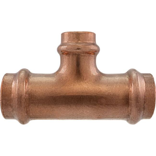PROFLO FEI77810 1-1/4" x 1" Copper Tee - Natural