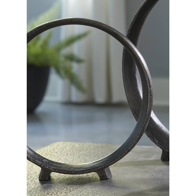 Signature Design by Ashley Ryandale Sculpture (Set of 2) - 11" W x 2.75" D x 11.5" H