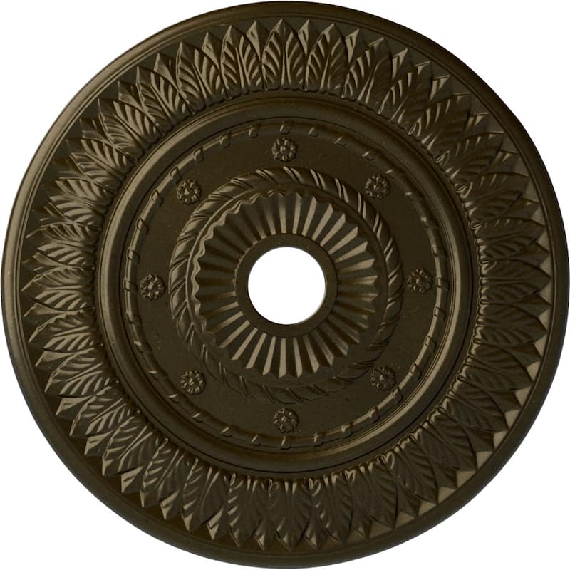 26 3/4"OD x 3 5/8"ID x 1 1/8"P Leaf Ceiling Medallion