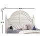 preview thumbnail 5 of 3, Roanoke Dove White Headboard by Greyson Living