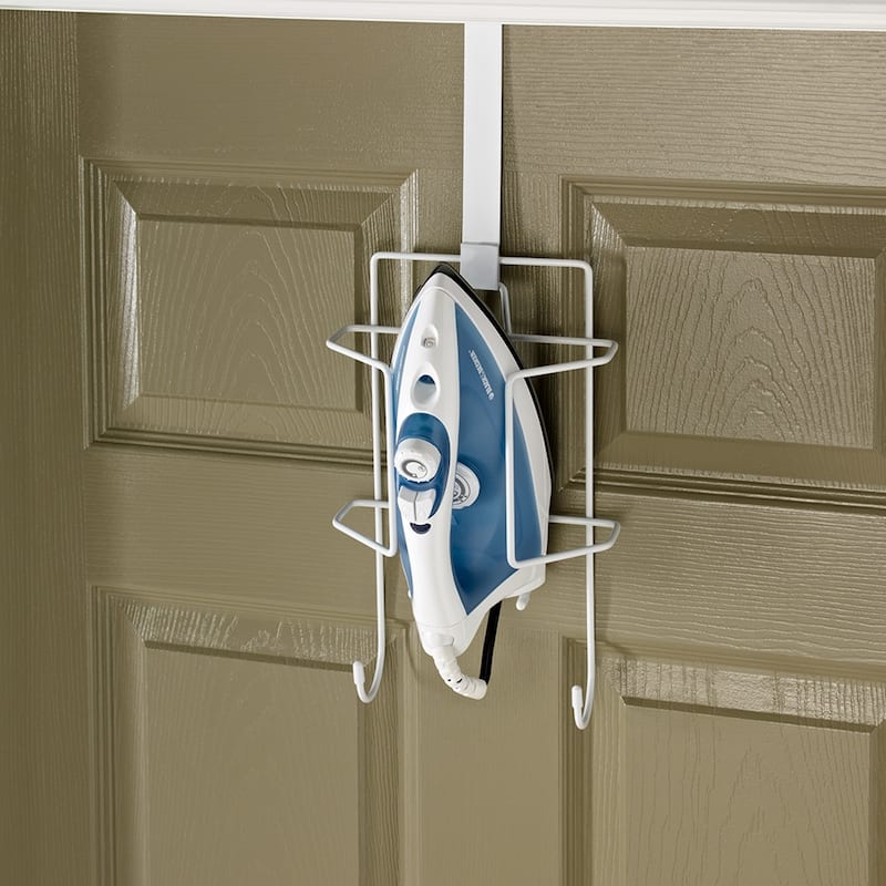 ClosetMaid White Wire Over-the-Door Ironing Station