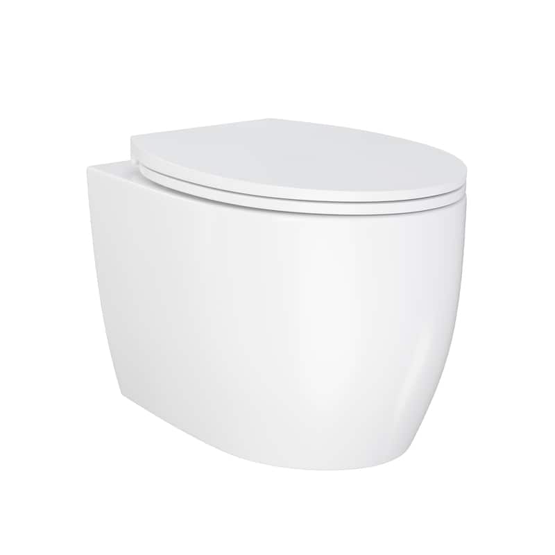 Classe Wall-Hung Elongated Toilet Bowl - 20.5" x 14.75" x 14.38"