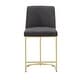 preview thumbnail 35 of 46, Beardsley Bar and Counter Stool (Set of 2) by iNSPIRE Q Modern