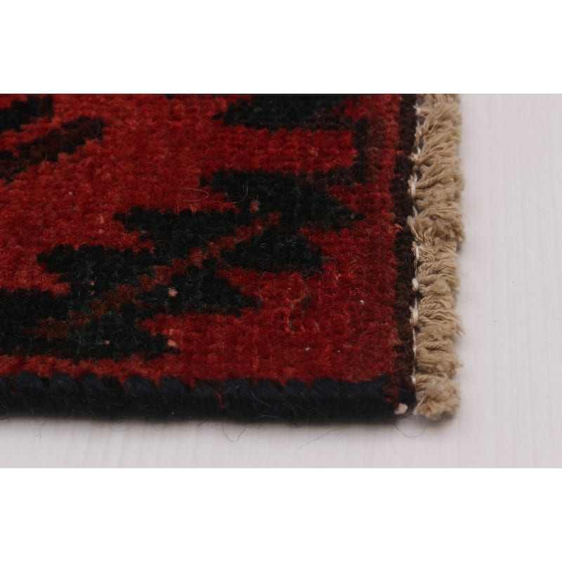 ECARPETGALLERY Hand-knotted Konya Anatolian Black Wool Rug - 4'4 x 10'0