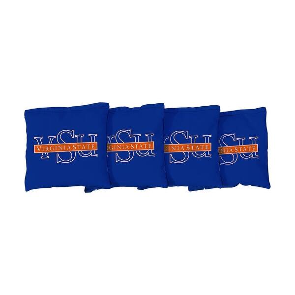 slide 2 of 3, Virginia State VSU Trojans Blue Cornhole Bags All-Weather Resin Filled