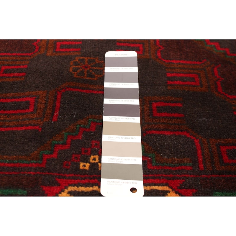 ECARPETGALLERY Hand-knotted Teimani Charcoal Wool Rug - 3'8 x 6'7