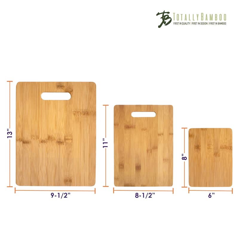 Bamboo 3Piece Bamboo Serving and Cutting Board Set On Sale Bed Bath & Beyond 37527942