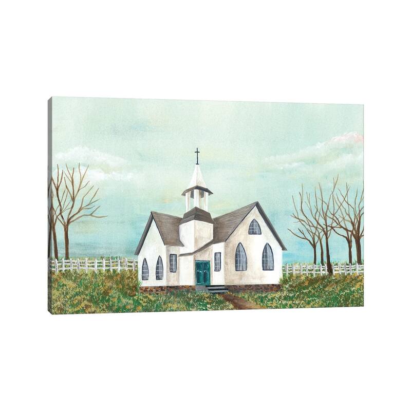 iCanvas "Country Church III" by Regina Moore Canvas Print