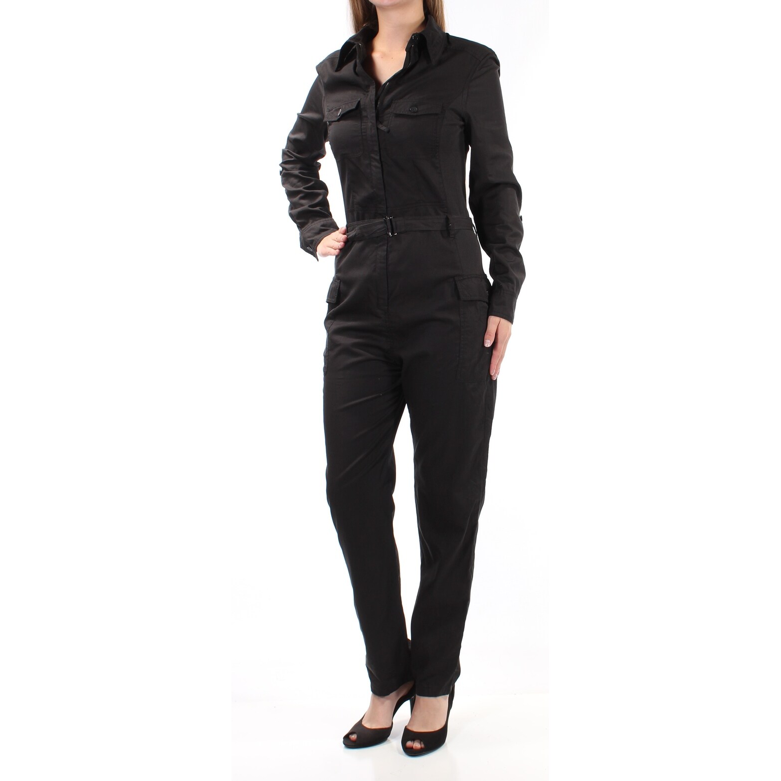 women's button up jumpsuit