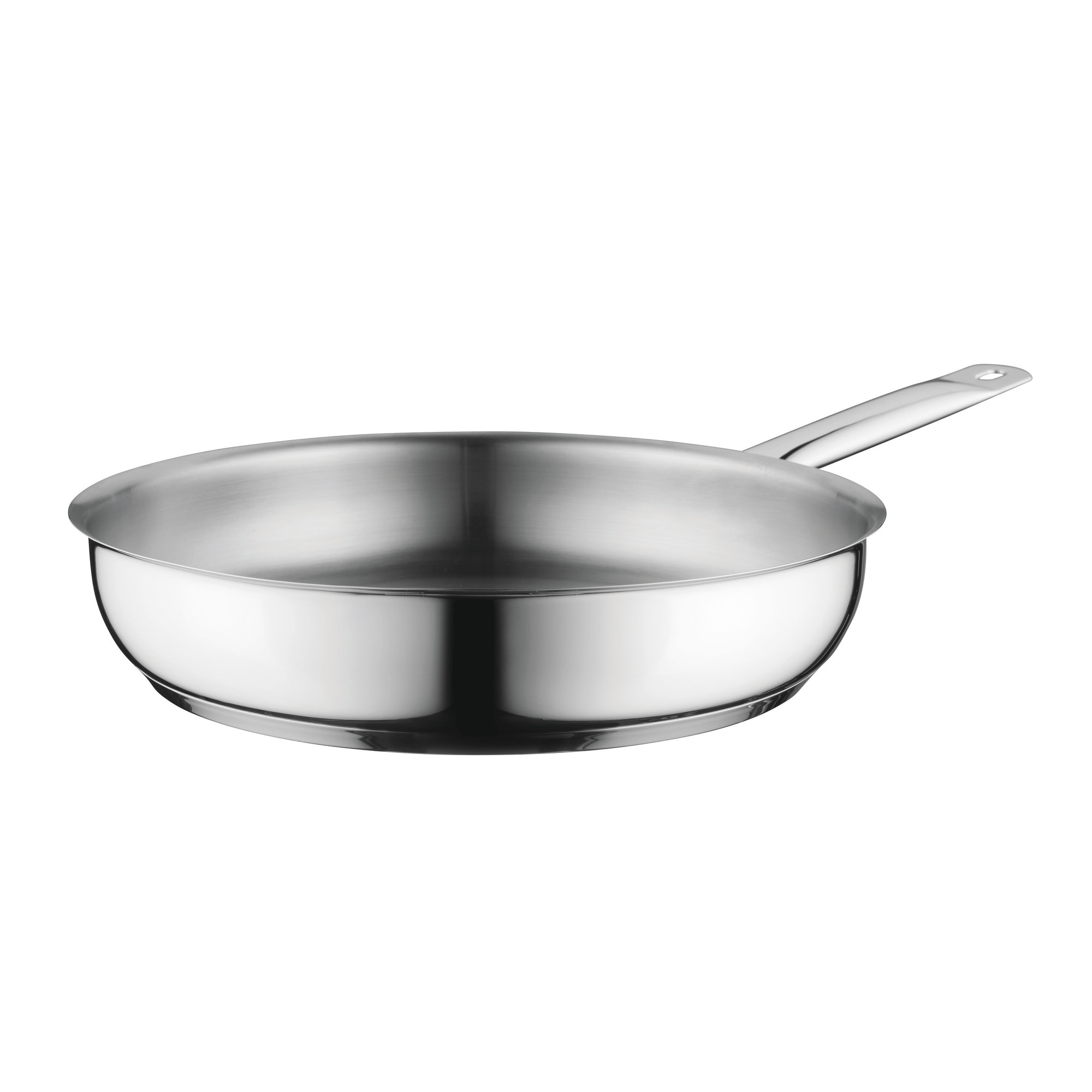 BERGNER 12 in. Stainless Steel Nonstick Stir Fry Pan with Lid