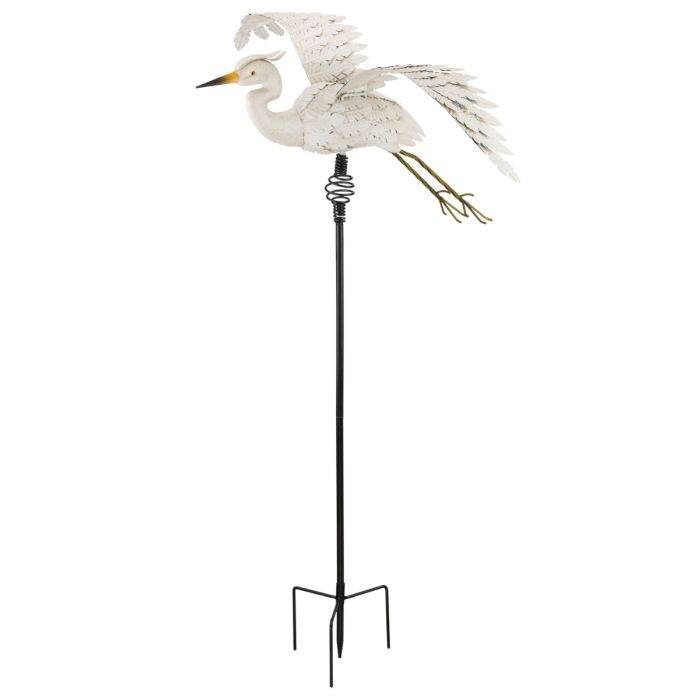 Bird Bouncie Stake - Egret