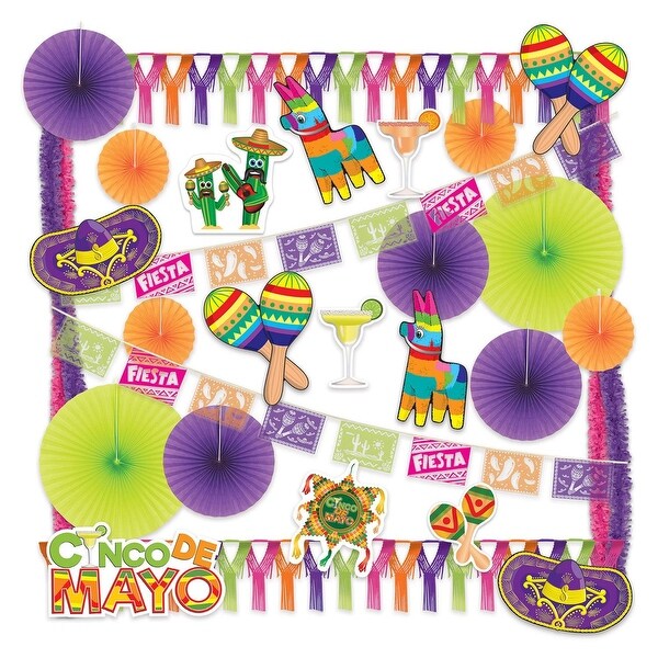 Shop Purple And Lime Green Mexican Cinco De Mayo Fiesta Decorating