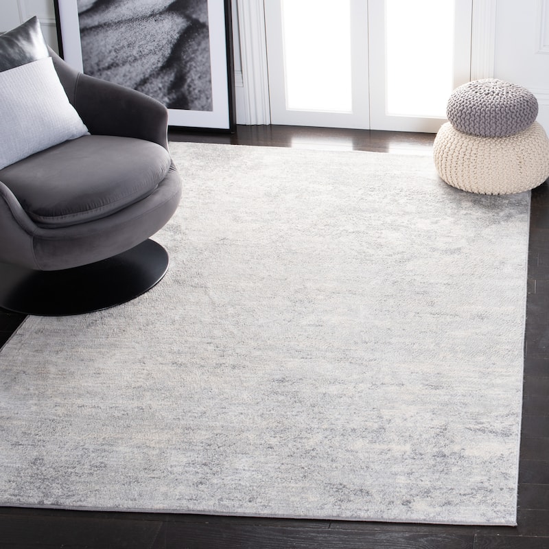 SAFAVIEH Brentwood Malissie Modern Abstract Rug - 12' x 18' - Ivory/Grey