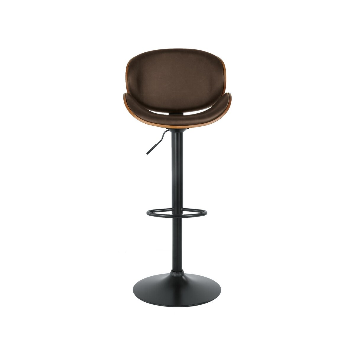 Strick & bolton harley adjustable matte black bar stool store