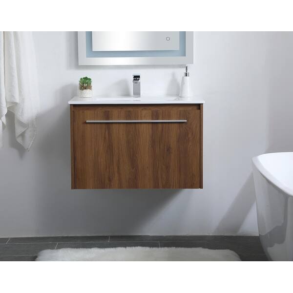 Shop Wynn Floating Bathroom Vanity Set With Top Overstock 31567850