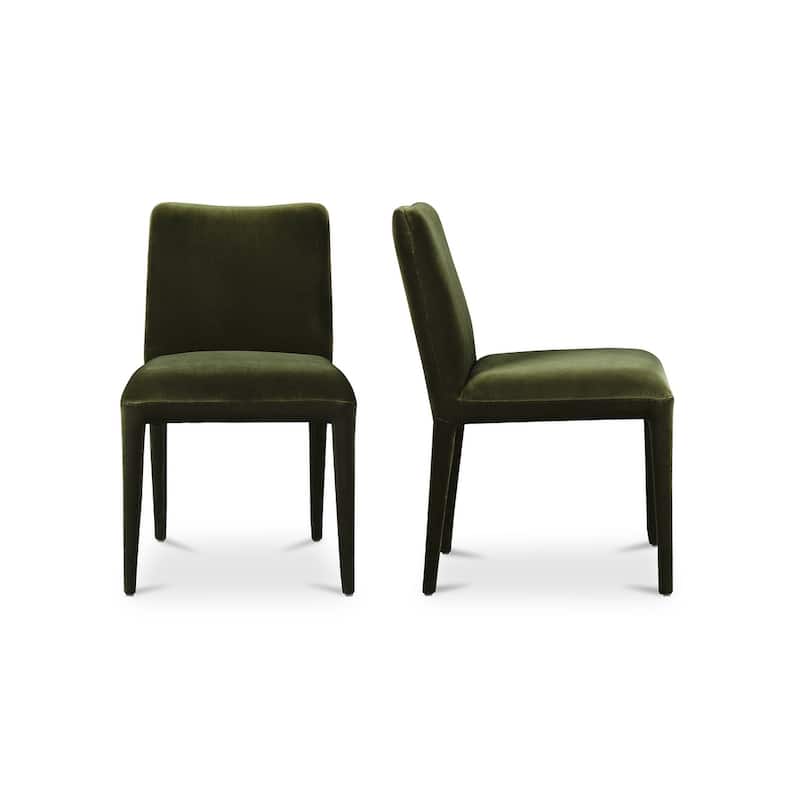 Aurelle Home Modern Upholstered Parson Dining Chair, Set of 2 - 20.5" W x 33" H x 23.5" D