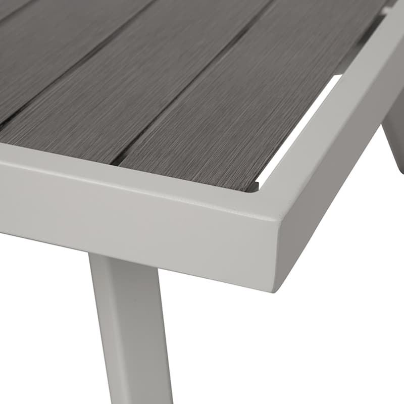 Glitzhome Outdoor Modern Patio Aluminum Sectional Seater Sofa or Coffee Side Table
