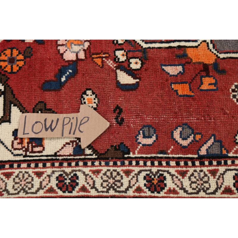 Vegetable Dye Bakhtiari Persian Area Rug Handmade Wool Carpet - 5'2" x 9'11"