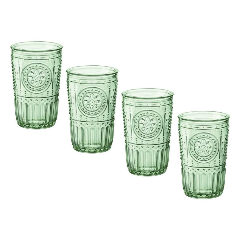 Bormioli Rocco Set Of 4 Romantic Glasses