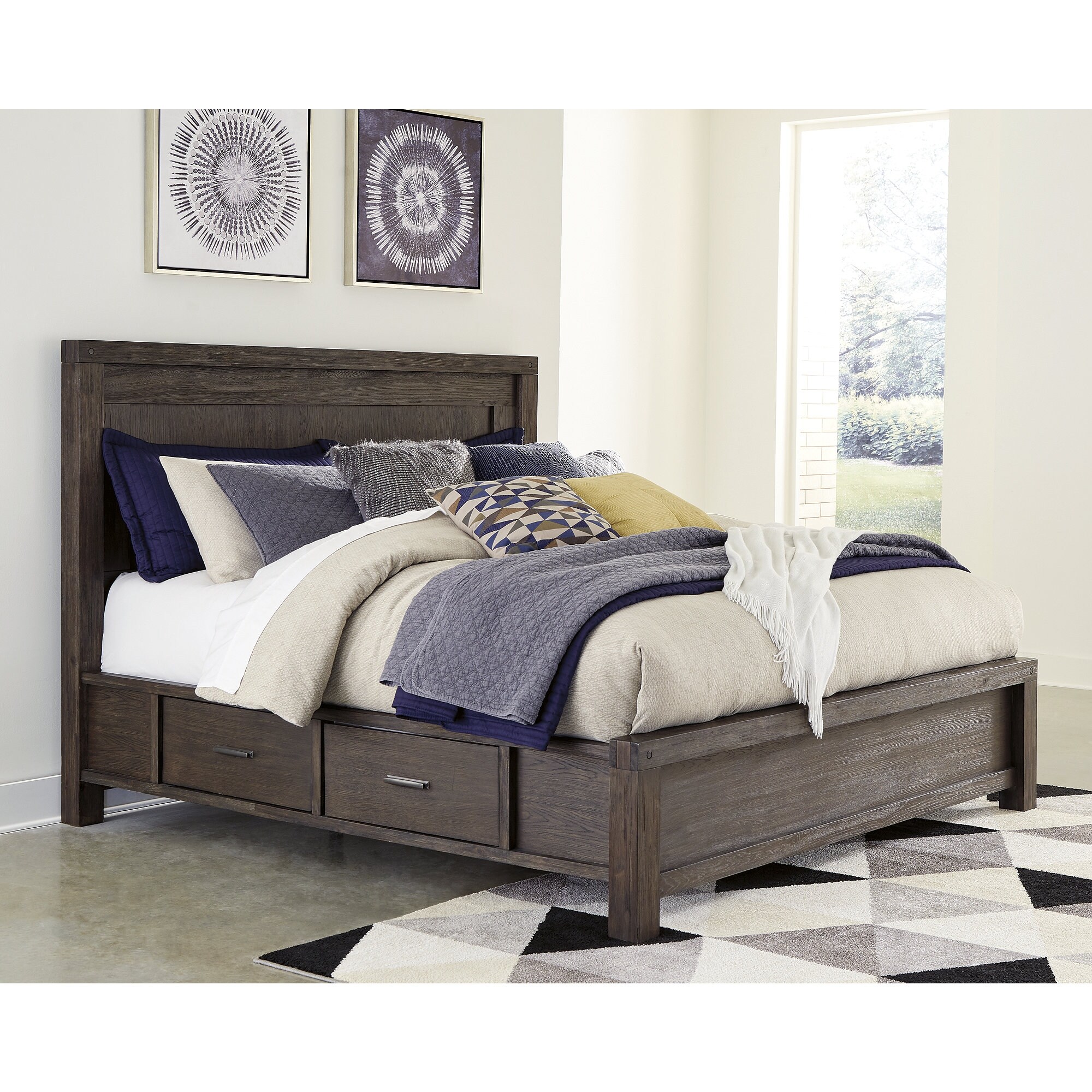 Dellbeck queen panel bed discount