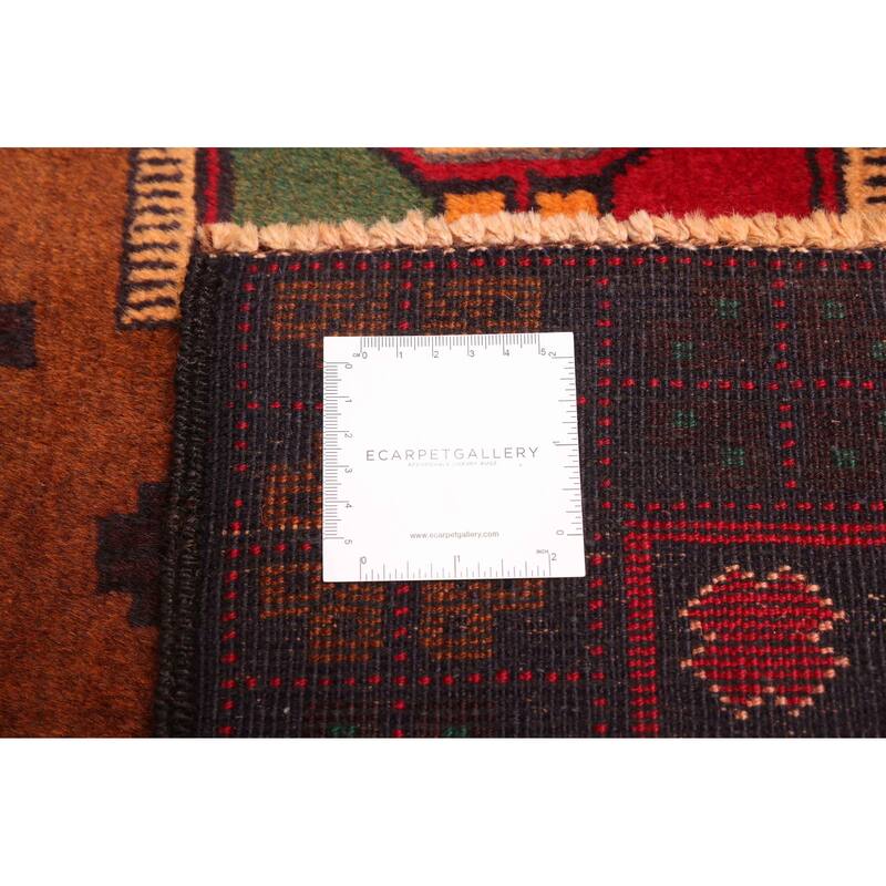 ECARPETGALLERY Hand-knotted Teimani Red Wool Rug - 3'9 x 6'3