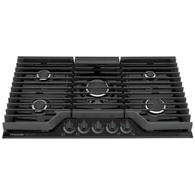 Frigidaire GCCG3648A 36" Wide 5 Burner Gas Cooktop with Quick Boil