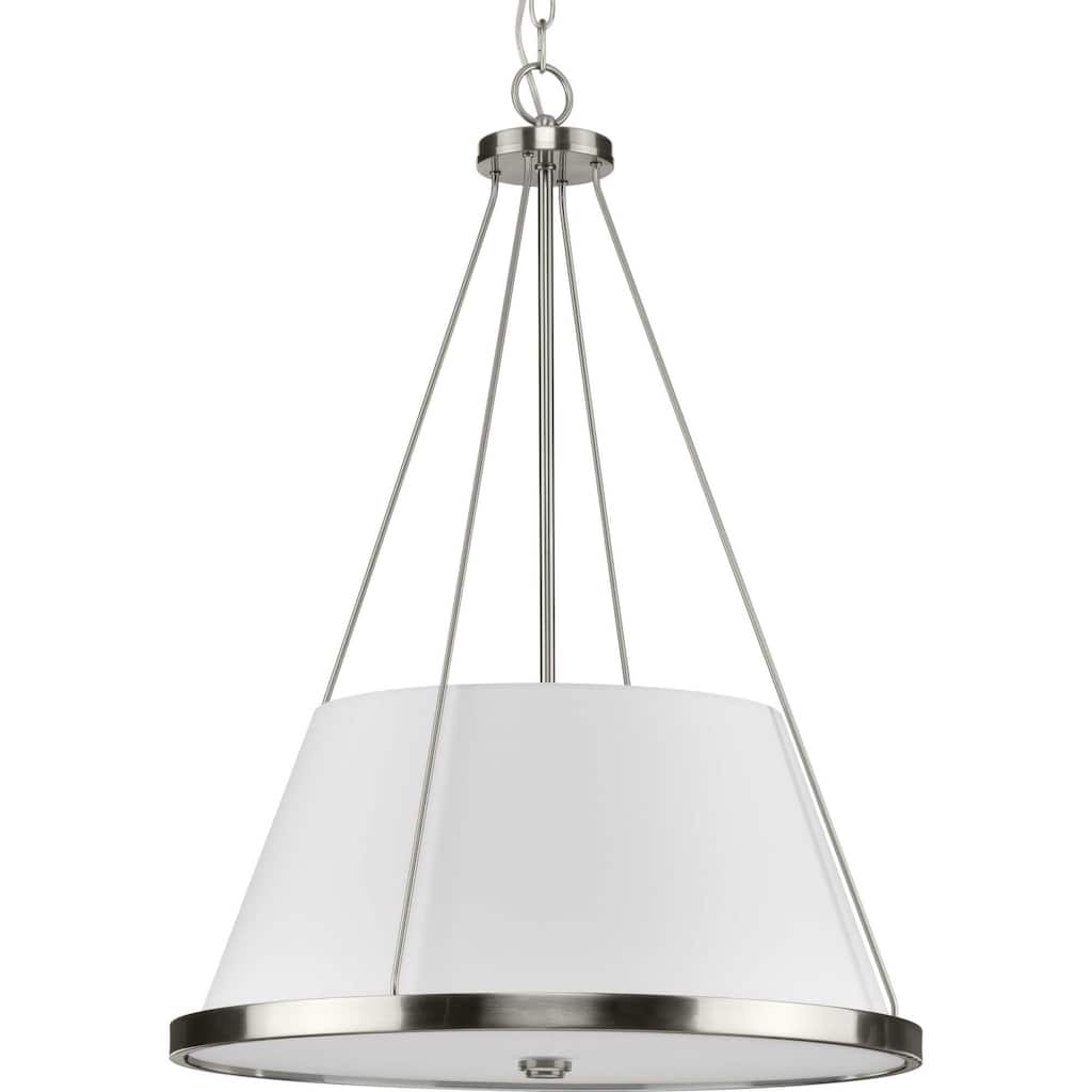 Progress Lighting P500357 Saffert 3 Light 22" Wide Pendant with Linen