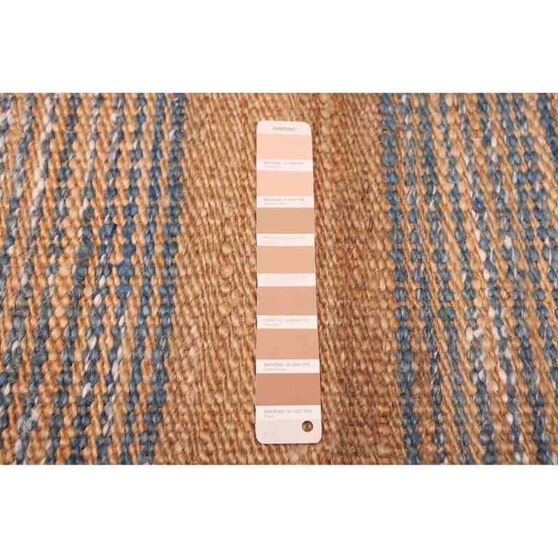 ECARPETGALLERY Flat-Weave Palas Denizli Tan Jute Kilim - 5'4 x 7'8