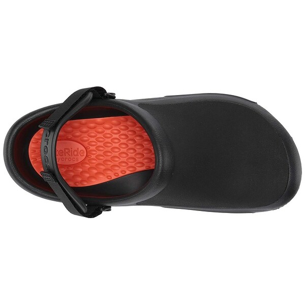 crocs literide clogs with perforations