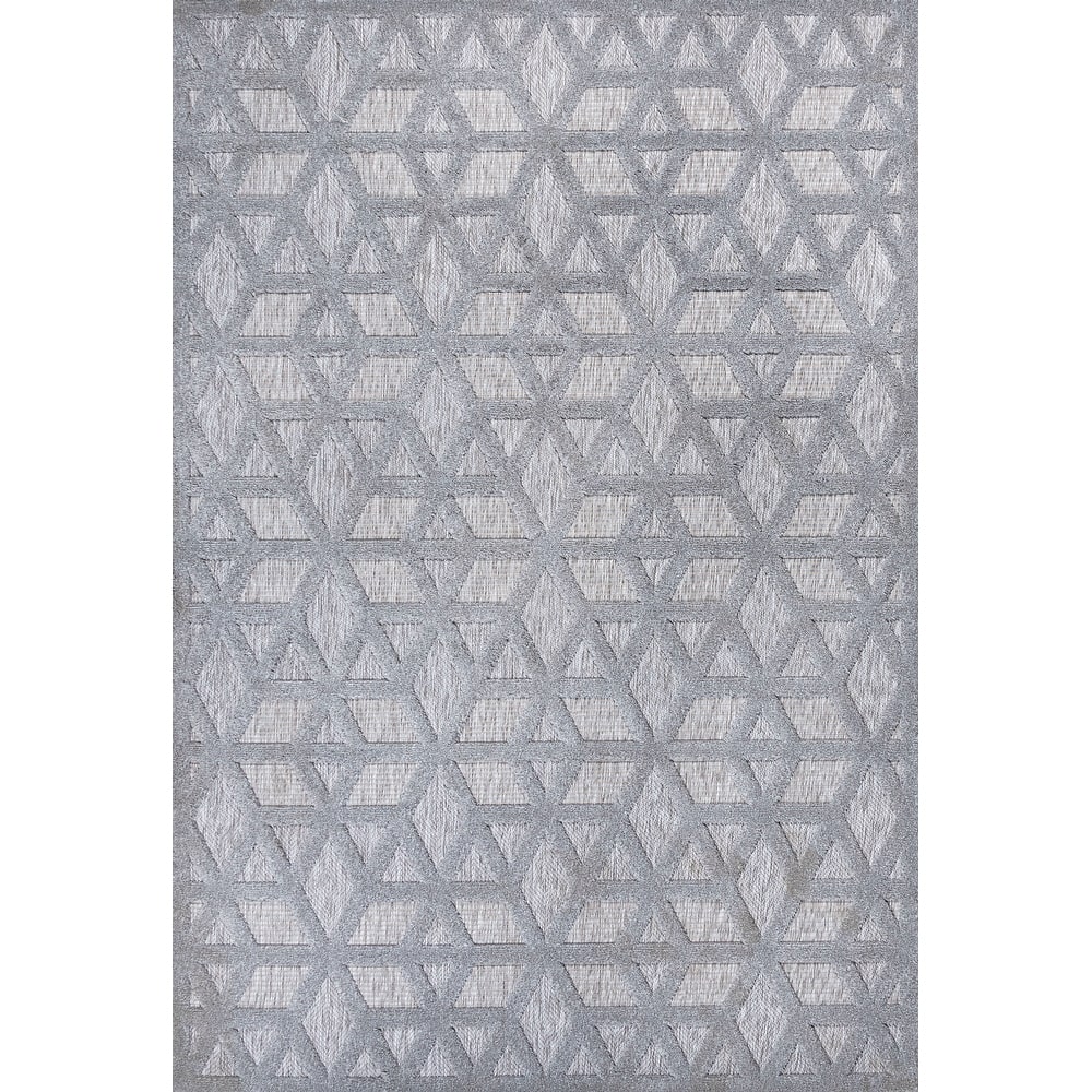 JONATHAN Y Peralta Neutral Geometric Indoor/Outdoor Area Rug